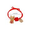 2024 New Year Hair Tie Zodiac Dragon Elastic Hair Bands Women Girls Hair Rope