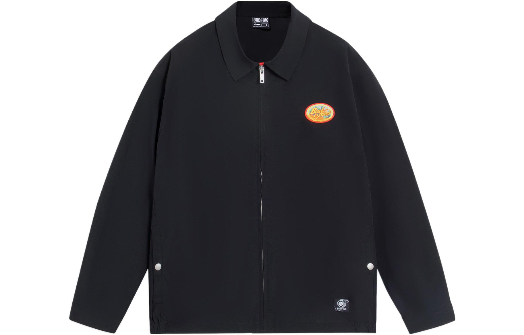 Li Ning Jackets Men s Black Lapel Moderate Other AFDS571-2 S