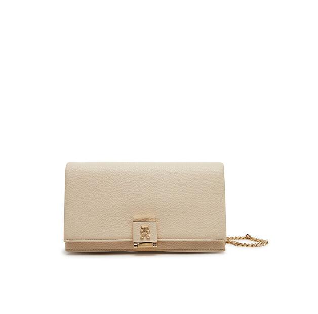 Сумочка Tommy Hilfiger Th Her Flap W Chain AW0AW17403 бежевый