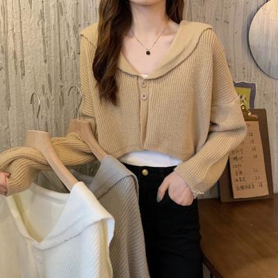 Sweater Knitted Sweater Cardigan Women's 2025 New Short Autumn and Winter Chic Gentle Sweet and Spicy Small Coat