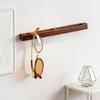 Contemporary Walnut Eyewear Holder | Compact Desk Ornament for Living Room, Bedroom, Office - Ideal Home Gift - Sturdy Support
