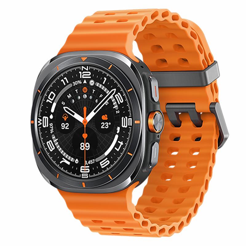 Silikonarmband för Samsung Galaxy Watch ultra 47mm Rem Sportarmband Marin Tillbehör Armband Correa Galaxy Watch 7 ultra 47mm