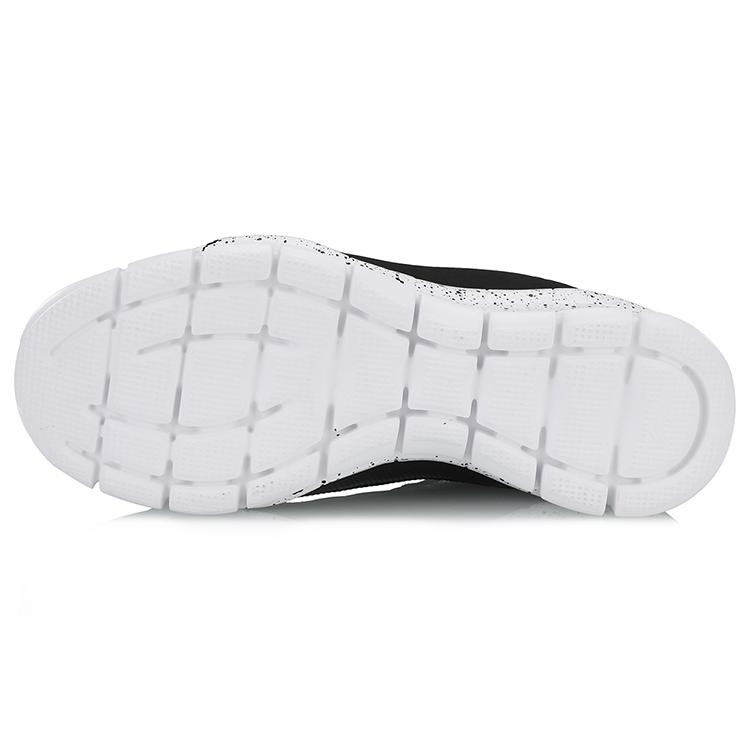 Li Ning Mid top Basketball Shoes Unisex Black White ABCN019-1