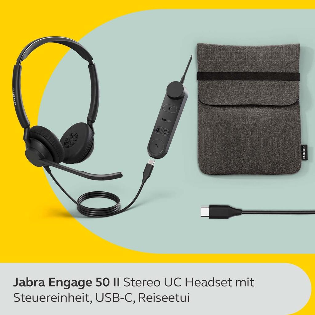 Jabra Engage 50 II 50 II UC Stereo - (Engage Link) USB-C 5099-299-2259