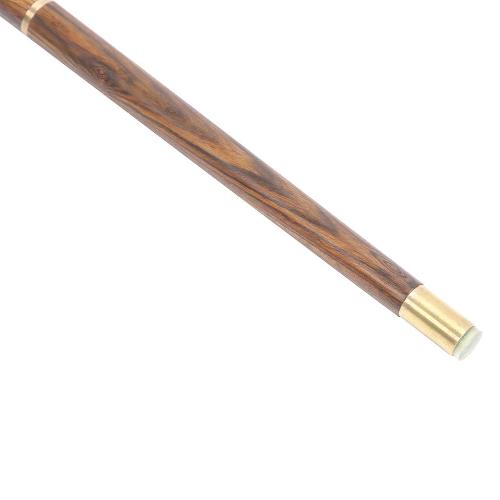 Professional Folding Walking Stick Ebony Wooden Cane with T Handle for Elderly Mobility