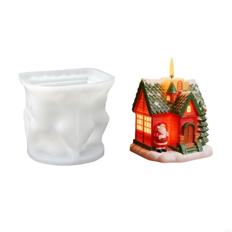

Silicone DIY Mold Soap Making Tool Featuring Christmas House Detail For Creative Projects Crafts