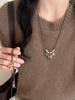 Retro Long Pull-out Pendant Necklace - Versatile Fashion Accessory for Girls