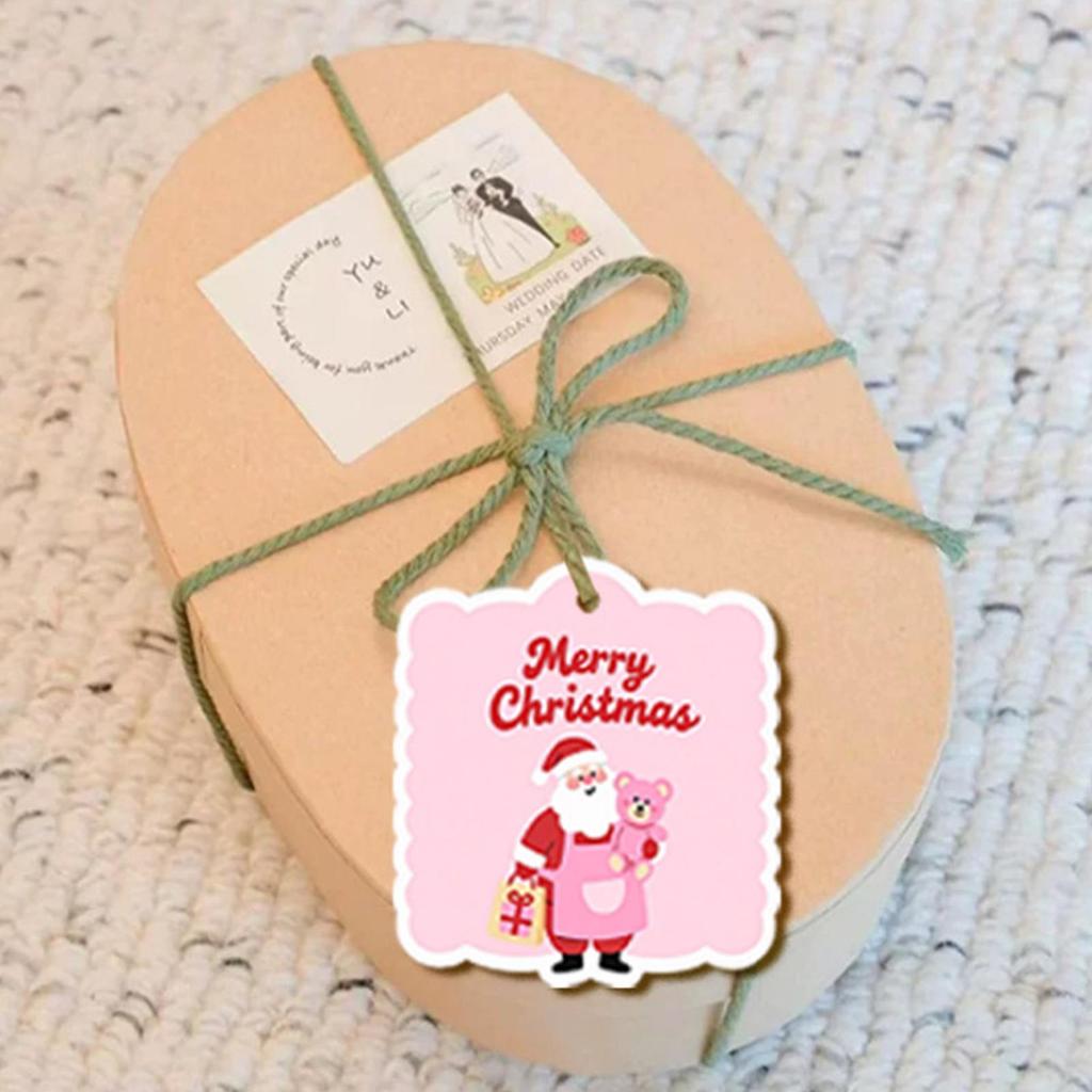 Christmas Tags 30 Pieces Card Decorations Wooden Tags With Rope And Holes For Holiday Crafting Birthday Halloween Party Favors