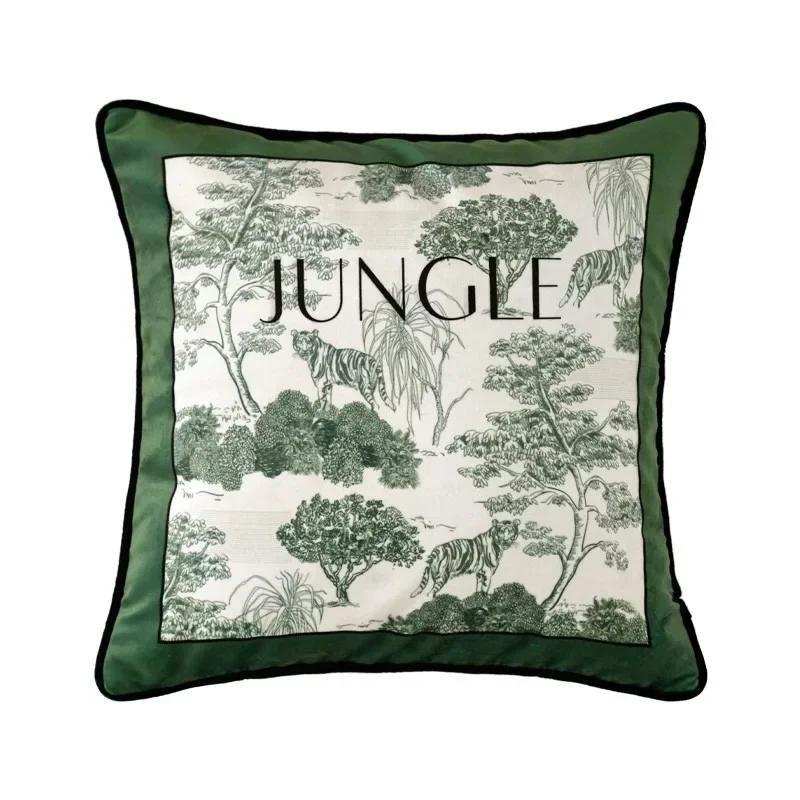 Farmhouse Throw Pillow Cover, Rustic Decorative Country Roads, Cushion Case, Home Decor for Sofa Couch, Square Velvet, Luxury