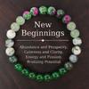 8mm Natural Ruby & Emerald Stone Bracelet - Yoga & Sports Jewelry