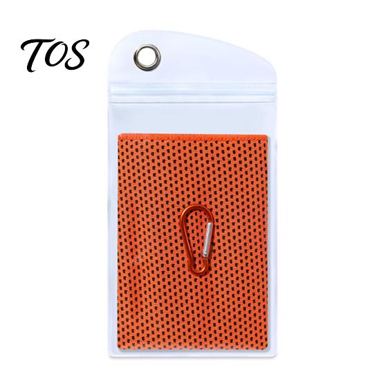 Hot Weather Relief Towel 90x30cm Cooling for Face, Chilly Sports with Storage Bag Sweat Absorbing Workout And Carabiner, Portable Cold Neck