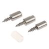20/30Pcs Support Multifunction Fixed Cabinet Rack Nail Self-Tapping Integrated Screw Clapboard Holder Laminate Support Nail