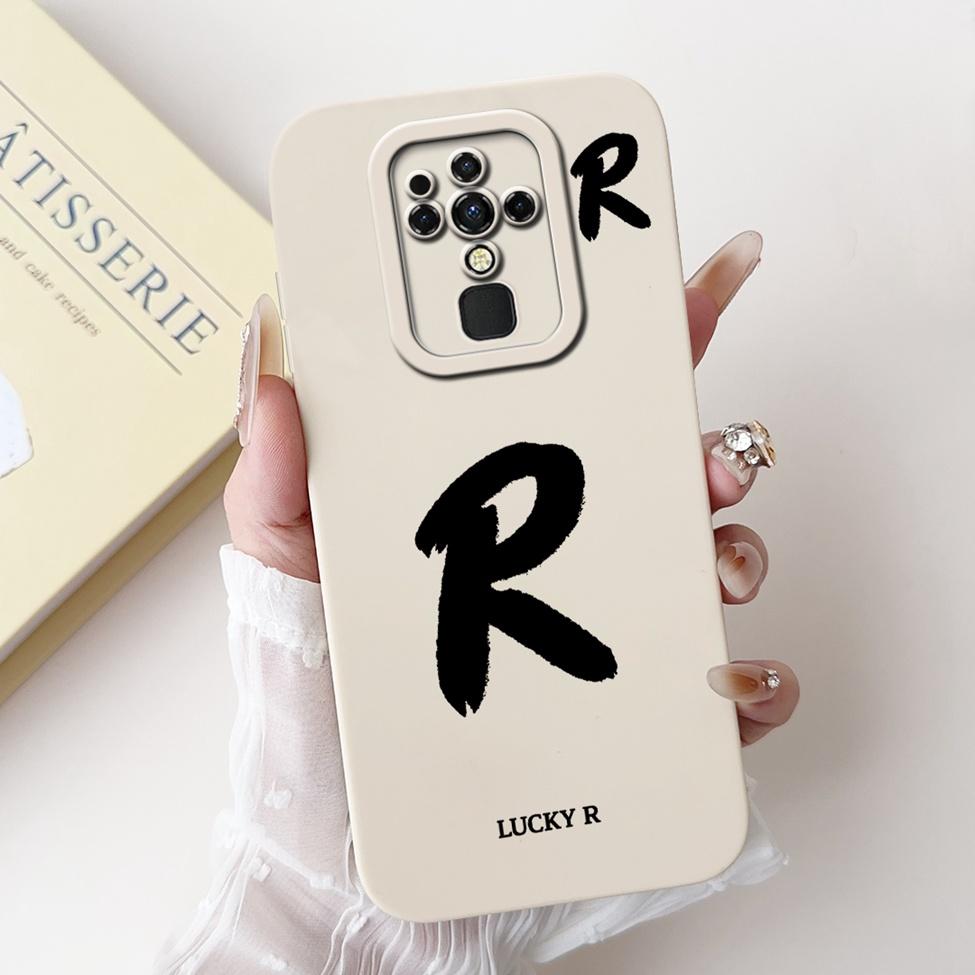 For Tecno Camon 16 16Pro CE7 CE7j CE9h Cover For Tecno Camon 16 Pro Case Simple Fashion Letters Pattern Design Silicone Bumper