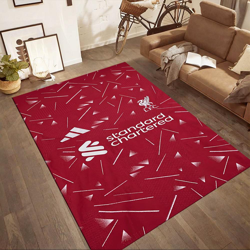 Liverpool Football Club Area Rug Design For Dormitory Study Room Decorate Room Game Room Antislip Carpet Decorate Offices Best For Christmas