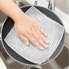 5/10pcs, Dishcloth, Daily Cleaning Cloth, Grid Non-stick Oil, Dishcloth, Kitchen Stovetop, Dish Washing,Dish Cloth, Wire Dishcloth Easy To Wash