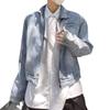 Men's Loose Denim Jacket - Spring/Autumn 2025, Trendy Casual Wear, High-End Feel