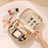 T400 Large Capacity Makeup Bag With Multiple Compartments For Travel And Cosmetic Storage