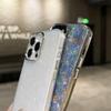 Luxury Aurora Glossy Diamond Shell Pattern Case For iPhone 15 14 13 12 11 Pro Max X XR XS 7 8 Plus SE Laser IMD PC Hard Cover