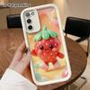 Phone Case: 2D Flat, Suitable for Samsung Galaxy A34 A35 M05 M06 S20 S22 S21 FE Plus 5G Protective Case, Cute Little Anthropomorphic Strawberry, Perfe