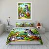 Jungle Animal Friends Playset Exquisite Three-Piece Bedding Set Gift For Kids And Adults