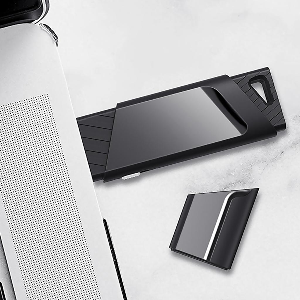 Clé USB Netac U336 USB3.2 Portable Haute Vitesse Protection en Écriture Clé USB Flash Drive Large Compatibilité Noir