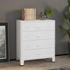 VidaXL Industrial Chest of Drawers White 78x40x93 Cm Metal