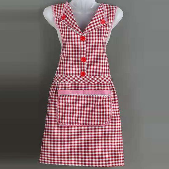 Delantal de cocina duradero a prueba de aceite, Bolsillo grande, útil, mono antigrasa y antidesgaste para delantal de cocina para comedor