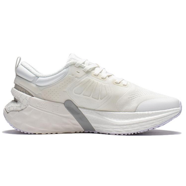 Li Ning Furious Rider 6.0 Cushioning Slip Resistant Abrasion Resistant Low top Running Shoes Men's Mist White ARZS001-2