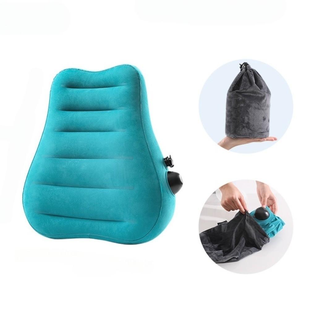 Portable Inflatable Travel Pillow Comfortable Nap Pillow Cushion  Outdoor Activities
