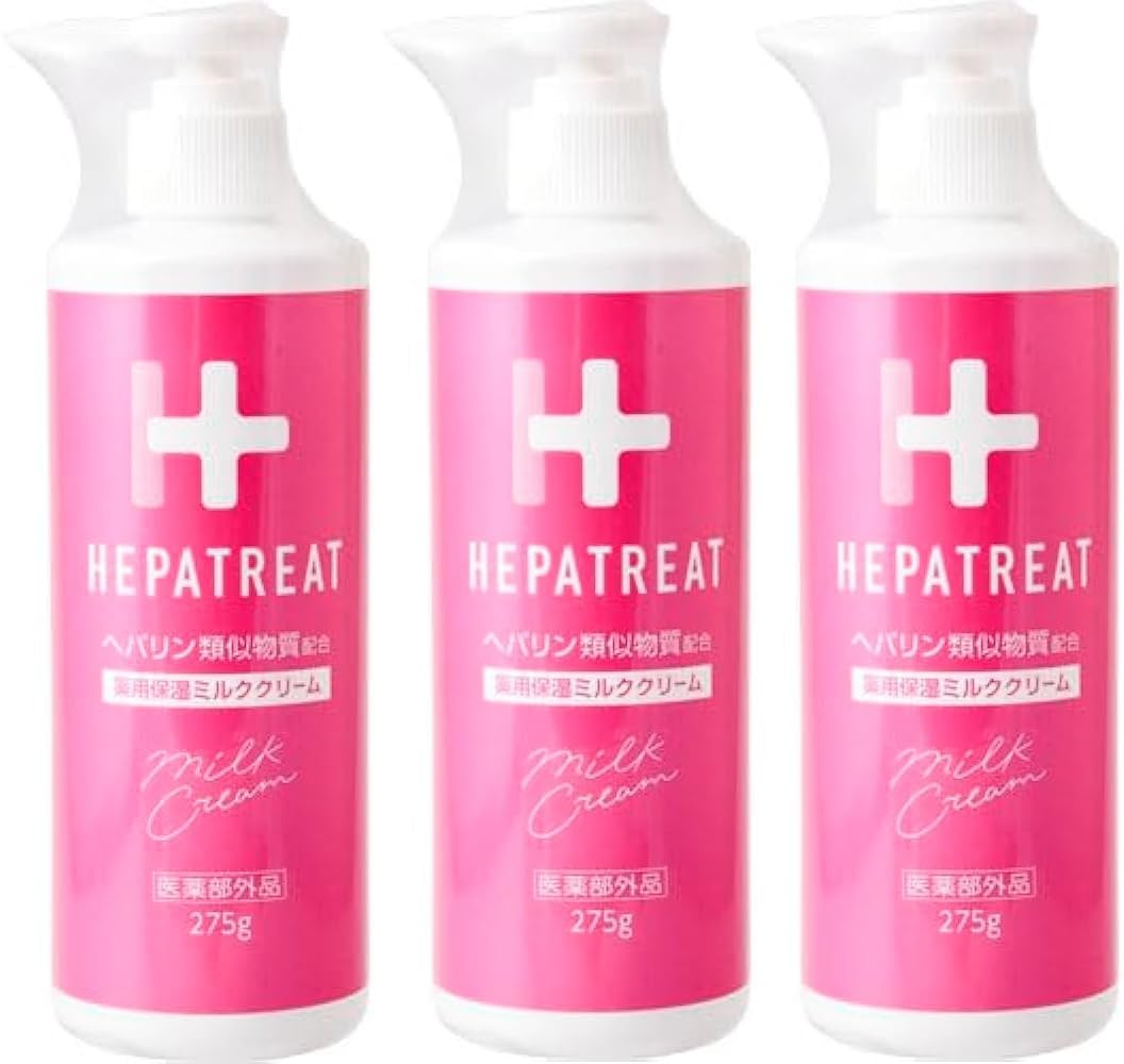 

Hepatreat Лечебный увлажняющий молочный крем 275 г [Набор 3]