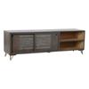 DKD Home Decor-TV Cabinet DKD Home Decor Metal Brown Mango Wood 160 X 40 X 50 Cm