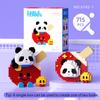 Creative DIY Cute Table Tennis Racket Building Block Model Tiny Particle Educational Assembly Toy Christmas Gift