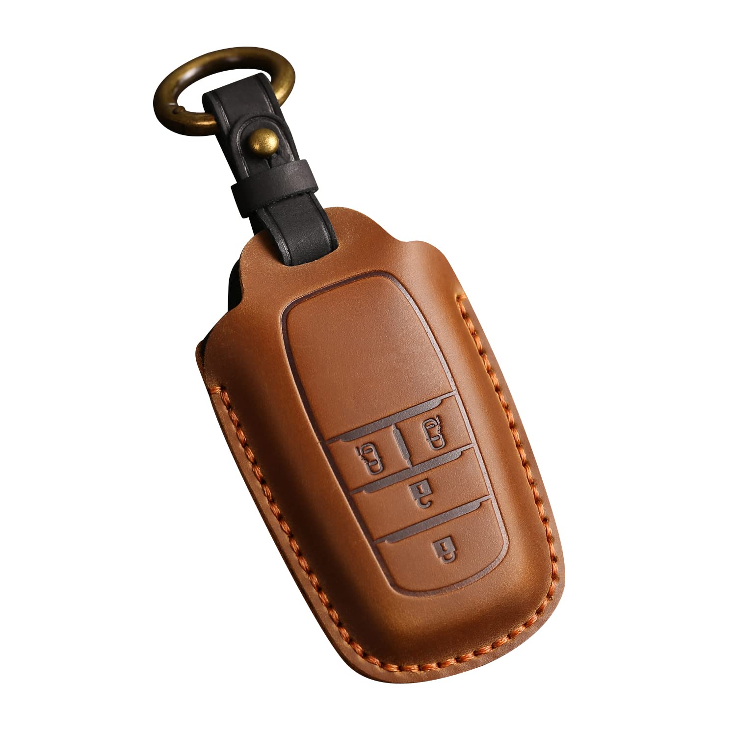 New Voxy 90 Series Key Case Compatible Toyota NOAH VOXY 4 buttons коричневый
