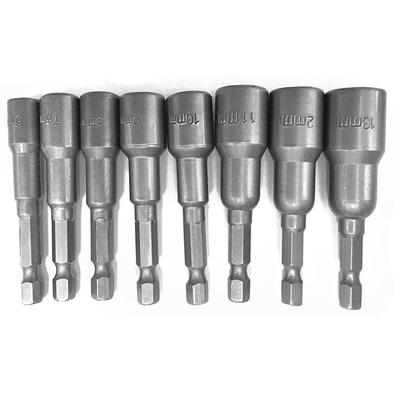 10X Extension Hex Screw Socket Magnetic Impact Driver Drill Bit Holder Adapter #