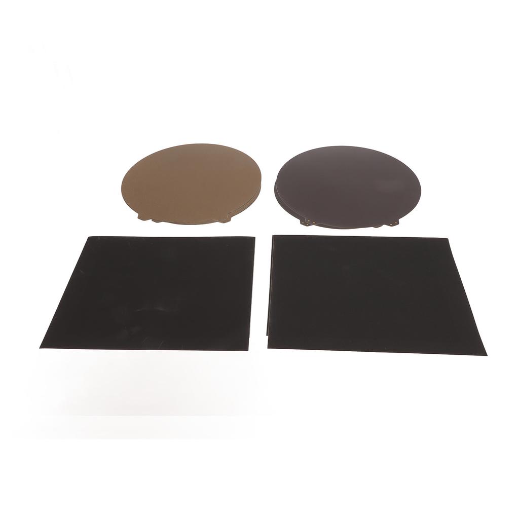 PEI Steel Plate 265x265mm Round Flexible Bending Resistance Hot Bed Steel Plate for FLSUN QQ QQS QQS Pro