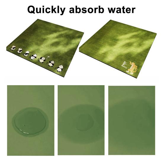 Washing Machine Dust Cover Mat Diatom Mud Absorption Mat Quick-Dry Pad Non-Slip Cut-to-Fit Refrigerator Cover Cloth for Top Loader