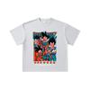 260 GSM Double Yarn 32 Count 100% Cotton Dragon Ball V37 Print Unisex Heavy Cotton T Shirt