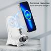 Portable Wireless Charger Wide Compatible Mini Charging Station Phone Stand Holder Bracket with Speaker Function Office Supplies