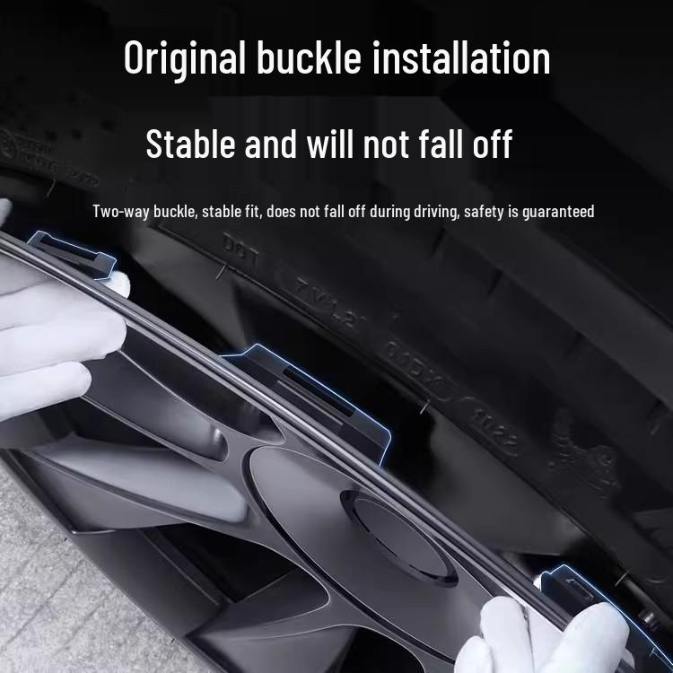 20-Inch Wheel Cover Protection Ring for Tesla Model Y: Full-Coverage Scratch-Resistant Rim Guard