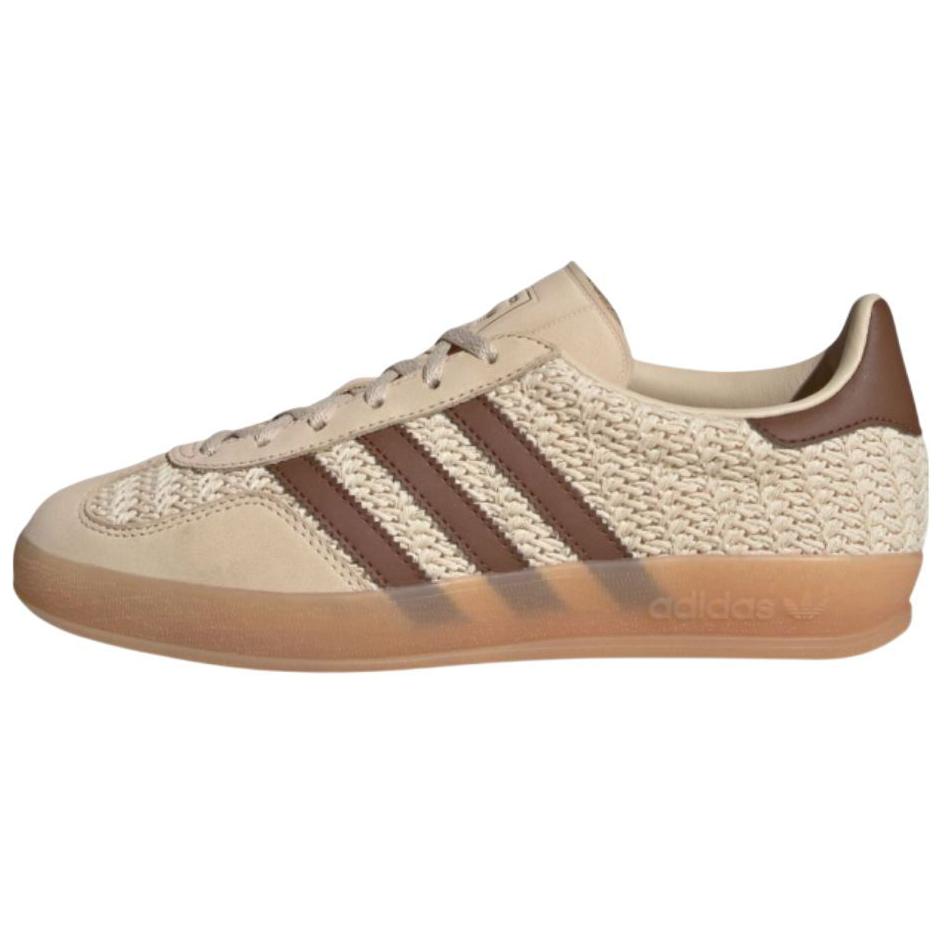 

Adidas Gazelle Indoor Crochet Pack - Sand Strata Женские кроссовки Бежевый Подержанный-Коричневый Резина JS1418 35⅔