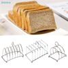 Stainless Steel Bread Toast Rack - Compact Countertop Bread Holder Space-Saving Kitchen Organizer For Sliced Bread
