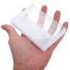 10 Piezas Protector de Cinta de Cassette Vintage Estuche para Cassette en Blanco para Grabar Estuches de Cinta de Cassette de Plástico Transparente Caja de Almacenamiento a Prueba de Polvo