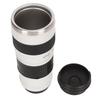 Camera Lens Coffee Mug Stainless Steel Coffee Mugs Sled Lids Photographer Camera Mug Travel Coffee Cup for Men Women