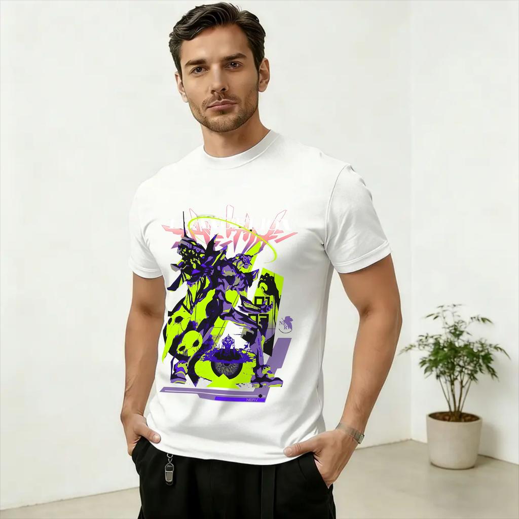 Unisexs Evangelions EVA Zero 01 T Shirt Cotton Tops Novelty Short Sleeve O Neck Tees Gift Idea TShirts