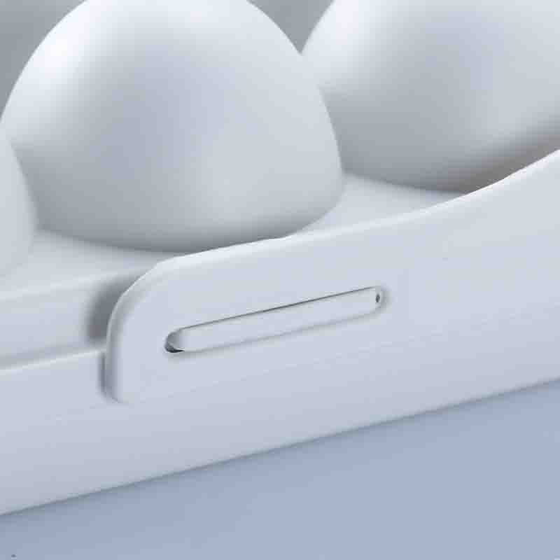 Eggoppbevaringsboks Organizer for Kjøleskap Eggeorganisator Holder Beholder for Kjøleskap