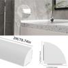 \1PC 2M/78.74inch Self Adhesive Decorative Strip for Waterproof Molding Trim Caulk Strip for Wall Edge Corner,Countertops