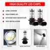2PCS 9005/9006 LED Headlight Bulbs Fog Light Bulb, High and Low Beam Lights 12V 100W, 6500K Daytime Running Lights, Front Light Replacement Kit for