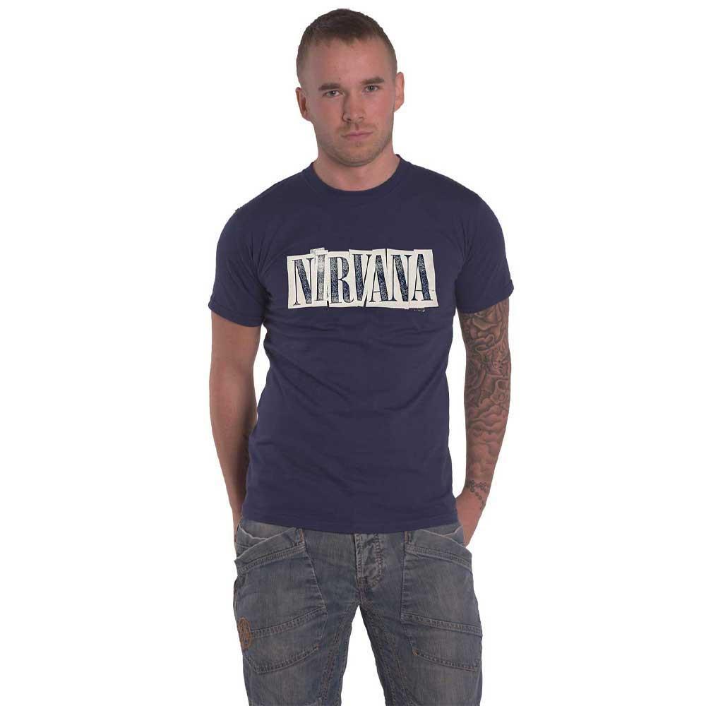 26 Nirvana T Shirt Box Band Logo new Official Unisex Denim Blue Unisex T-Shirt M