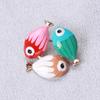 Blucome New Three Small Fish Brooch Men Women Cute Japanese Exquisite Gift Alloy Suit Corsage Scarf Coat Jewelry Pins