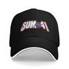 Unisex Damen Sommer Rockband Logo Hut Coole Baseballkappe Punk Musik Truckerhut Golf Kopfbedeckung Verstellbar